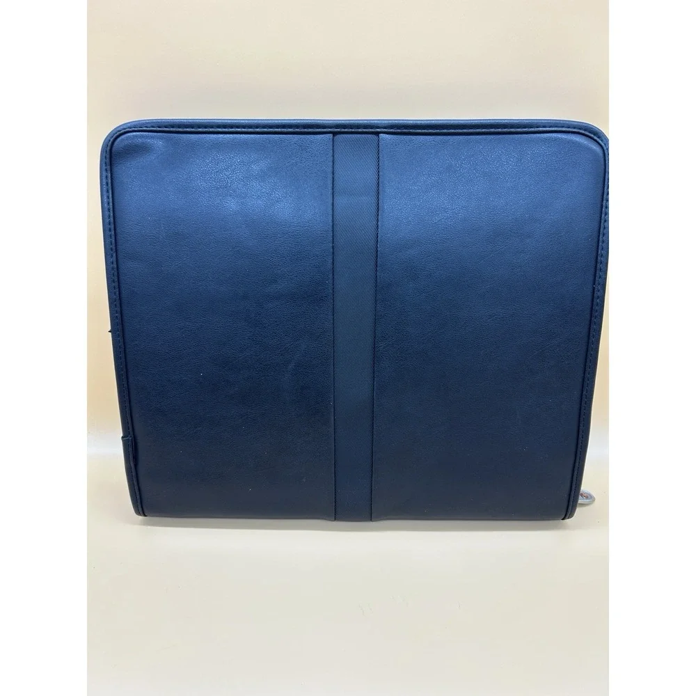 Wenger‎ Executive Business Vinyl Zippered Padfolio - Black 3 ring binder w/calc